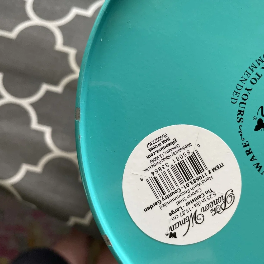 Pioneer Woman Country Garden Floral Teal 6.5